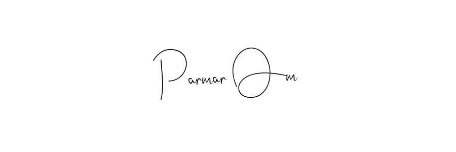 Andilay-7BmLP is a professional signature style that is perfect for those who want to add a touch of class to their signature. It is also a great choice for those who want to make their signature more unique. Get Parmar Om name to fancy signature for free. Parmar Om signature style 4 images and pictures png