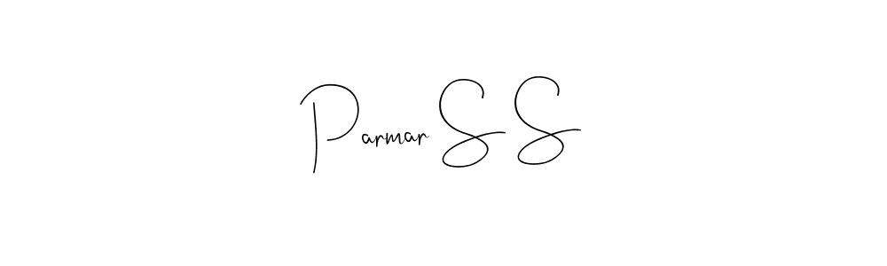 The best way (Andilay-7BmLP) to make a short signature is to pick only two or three words in your name. The name Parmar S S include a total of six letters. For converting this name. Parmar S S signature style 4 images and pictures png