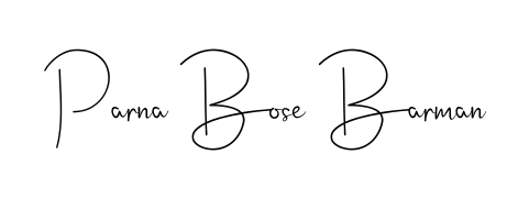 The Andilay-7BmLP typeface gives name Parna Bose Barman a refined look. Suitable for certificates, diplomas, and official verification. Parna Bose Barman signature style 4 images and pictures png