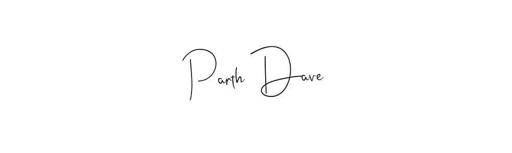 Design your own signature with our free online signature maker. With this signature software, you can create a handwritten (Andilay-7BmLP) signature for name Parth Dave. Parth Dave signature style 4 images and pictures png