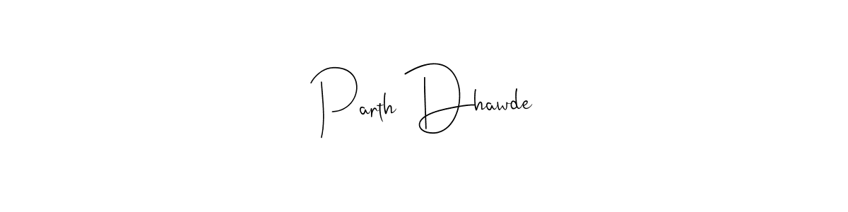 How to Draw Parth Dhawde signature style? Andilay-7BmLP is a latest design signature styles for name Parth Dhawde. Parth Dhawde signature style 4 images and pictures png