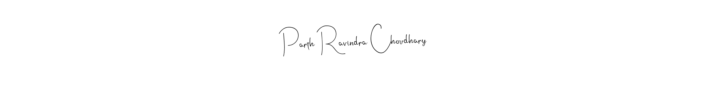 Design your own signature with our free online signature maker. With this signature software, you can create a handwritten (Andilay-7BmLP) signature for name Parth Ravindra Choudhary. Parth Ravindra Choudhary signature style 4 images and pictures png