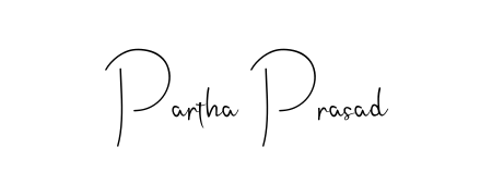 Discover the perfect balance of readability and style for Partha Prasad with Andilay-7BmLP font. Create your dream signature today. Partha Prasad signature style 4 images and pictures png