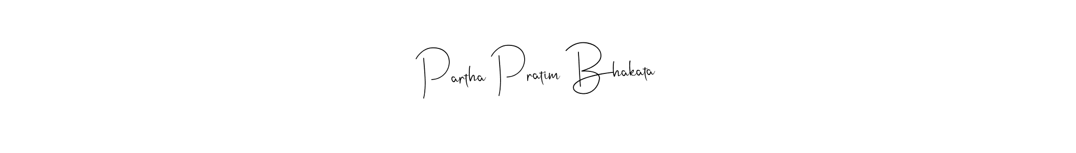 Use a signature maker to create a handwritten signature online. With this signature software, you can design (Andilay-7BmLP) your own signature for name Partha Pratim Bhakata. Partha Pratim Bhakata signature style 4 images and pictures png