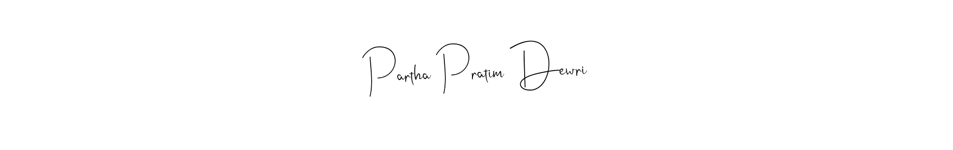 You can use this online signature creator to create a handwritten signature for the name Partha Pratim Dewri. This is the best online autograph maker. Partha Pratim Dewri signature style 4 images and pictures png