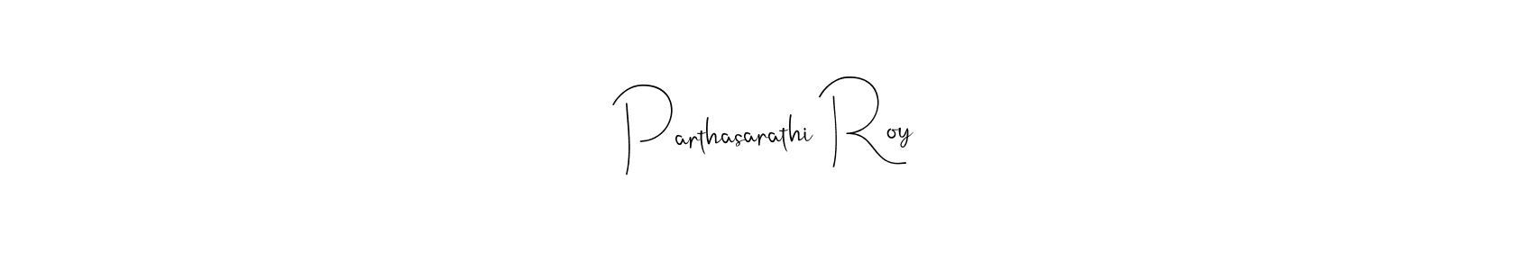 Make a beautiful signature design for name Parthasarathi Roy. With this signature (Andilay-7BmLP) style, you can create a handwritten signature for free. Parthasarathi Roy signature style 4 images and pictures png