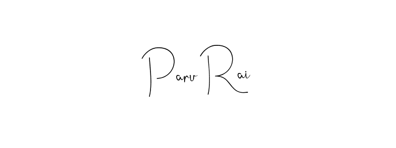Make a beautiful signature design for name Paru Rai. Use this online signature maker to create a handwritten signature for free. Paru Rai signature style 4 images and pictures png