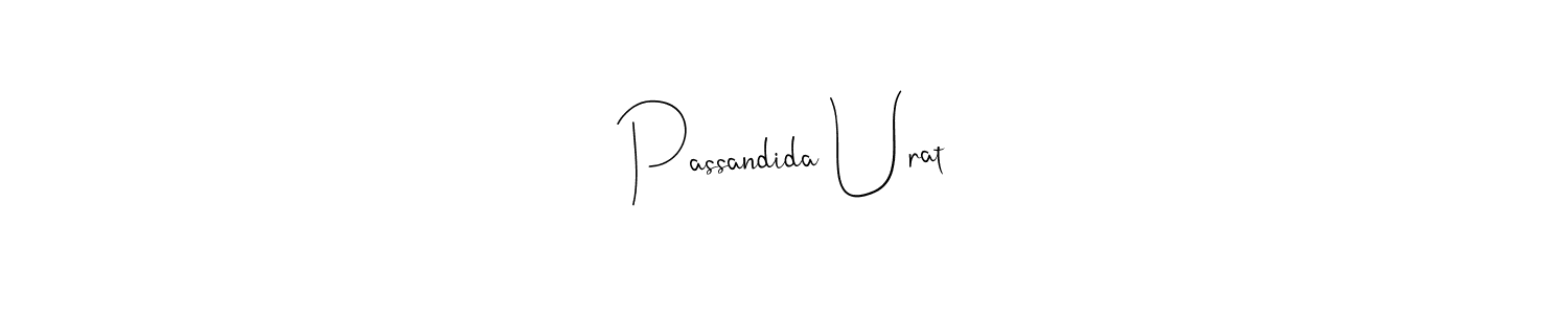 Similarly Andilay-7BmLP is the best handwritten signature design. Signature creator online .You can use it as an online autograph creator for name Passandida Urat. Passandida Urat signature style 4 images and pictures png