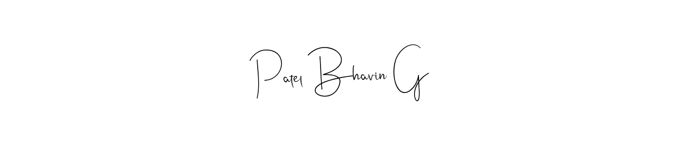 Also You can easily find your signature by using the search form. We will create Patel Bhavin G name handwritten signature images for you free of cost using Andilay-7BmLP sign style. Patel Bhavin G signature style 4 images and pictures png