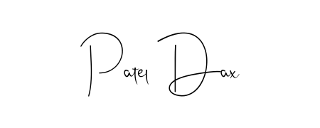 The best way (Andilay-7BmLP) to make a short signature is to pick only two or three words in your name. For converting this name Patel Dax. Patel Dax signature style 4 images and pictures png