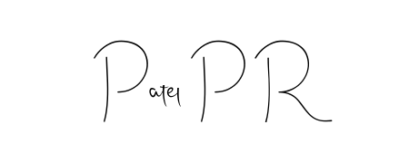 Patel P R stylish signature style. Best Handwritten Sign (Andilay-7BmLP) for my name. Handwritten Signature Collection Ideas for my name Patel P R. Patel P R signature style 4 images and pictures png