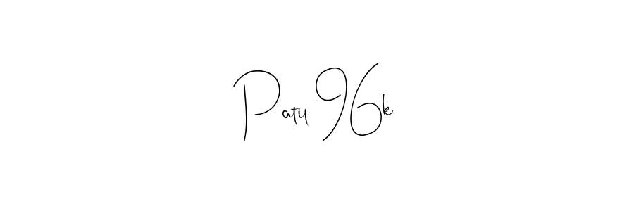 Use a signature maker to create a handwritten signature online. With this signature software, you can design (Andilay-7BmLP) your own signature for name Patil 96k. Patil 96k signature style 4 images and pictures png