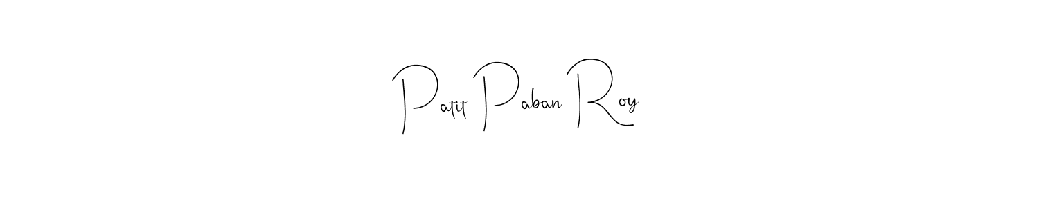 Andilay-7BmLP is a professional signature style that is perfect for those who want to add a touch of class to their signature. It is also a great choice for those who want to make their signature more unique. Get Patit Paban Roy name to fancy signature for free. Patit Paban Roy signature style 4 images and pictures png