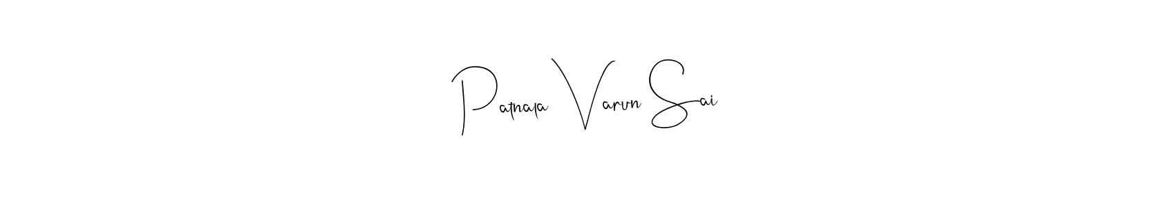 You can use this online signature creator to create a handwritten signature for the name Patnala Varun Sai. This is the best online autograph maker. Patnala Varun Sai signature style 4 images and pictures png