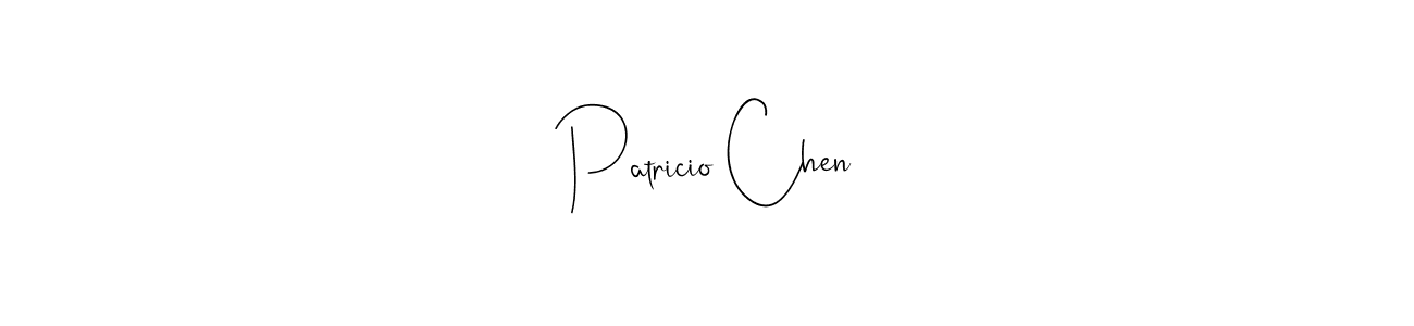 Also You can easily find your signature by using the search form. We will create Patricio Chen name handwritten signature images for you free of cost using Andilay-7BmLP sign style. Patricio Chen signature style 4 images and pictures png
