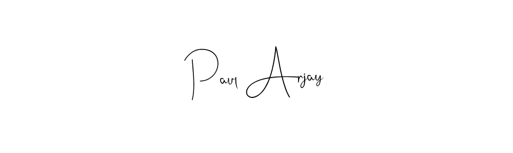 Also You can easily find your signature by using the search form. We will create Paul Arjay name handwritten signature images for you free of cost using Andilay-7BmLP sign style. Paul Arjay signature style 4 images and pictures png