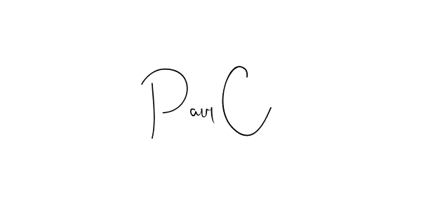 Also we have Paul C name is the best signature style. Create professional handwritten signature collection using Andilay-7BmLP autograph style. Paul C signature style 4 images and pictures png