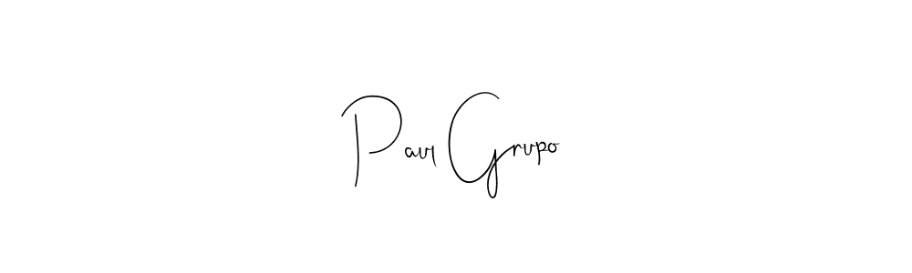 It looks lik you need a new signature style for name Paul Grupo. Design unique handwritten (Andilay-7BmLP) signature with our free signature maker in just a few clicks. Paul Grupo signature style 4 images and pictures png