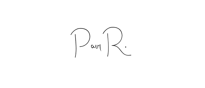 Check out images of Autograph of Paul R. name. Actor Paul R. Signature Style. Andilay-7BmLP is a professional sign style online. Paul R. signature style 4 images and pictures png