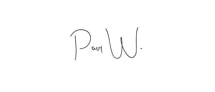 Here are the top 10 professional signature styles for the name Paul W.. These are the best autograph styles you can use for your name. Paul W. signature style 4 images and pictures png