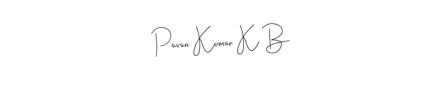 Make a beautiful signature design for name Pavan Kumar K B. Use this online signature maker to create a handwritten signature for free. Pavan Kumar K B signature style 4 images and pictures png