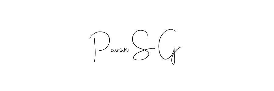 Also we have Pavan S G name is the best signature style. Create professional handwritten signature collection using Andilay-7BmLP autograph style. Pavan S G signature style 4 images and pictures png