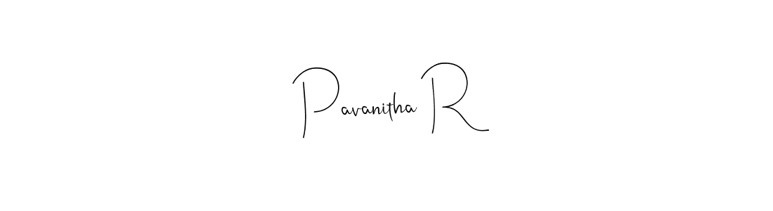 Make a beautiful signature design for name Pavanitha R. With this signature (Andilay-7BmLP) style, you can create a handwritten signature for free. Pavanitha R signature style 4 images and pictures png