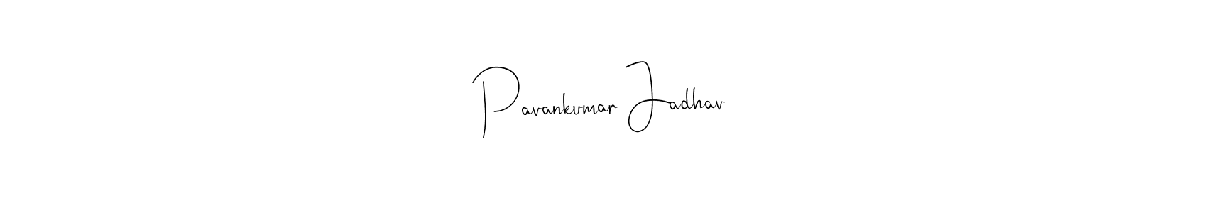 Design your own signature with our free online signature maker. With this signature software, you can create a handwritten (Andilay-7BmLP) signature for name Pavankumar Jadhav. Pavankumar Jadhav signature style 4 images and pictures png