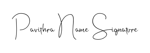 Try this chic Pavithra Name Signature handwritten sign style. Using Andilay-7BmLP font elements, it gives your name a sleek, memorable identity. Pavithra Name Signature signature style 4 images and pictures png