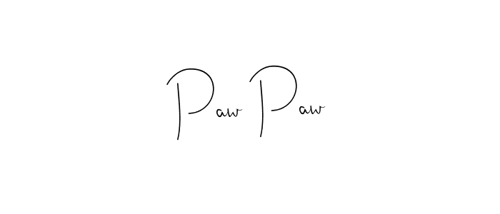 Use a signature maker to create a handwritten signature online. With this signature software, you can design (Andilay-7BmLP) your own signature for name Paw Paw. Paw Paw signature style 4 images and pictures png