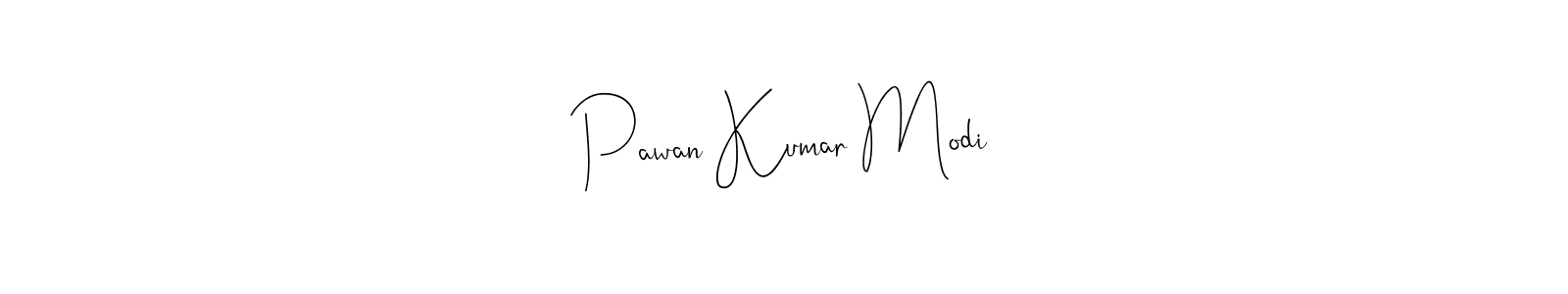 Make a beautiful signature design for name Pawan Kumar Modi. With this signature (Andilay-7BmLP) style, you can create a handwritten signature for free. Pawan Kumar Modi signature style 4 images and pictures png