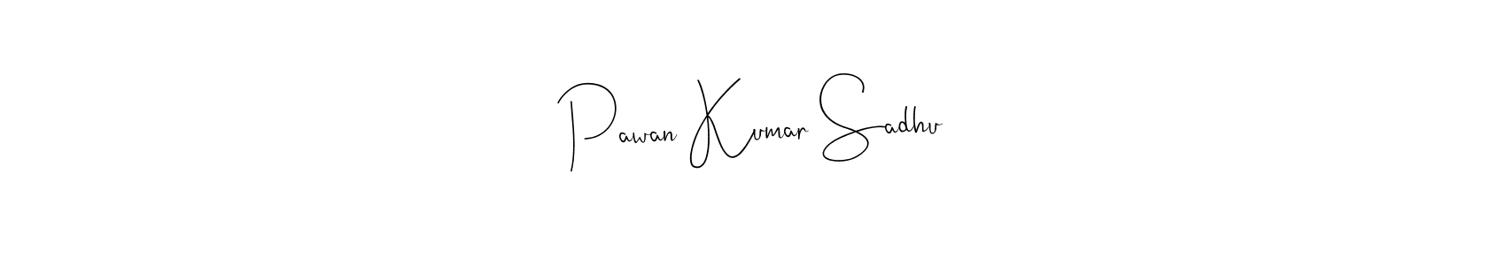 Design your own signature with our free online signature maker. With this signature software, you can create a handwritten (Andilay-7BmLP) signature for name Pawan Kumar Sadhu. Pawan Kumar Sadhu signature style 4 images and pictures png