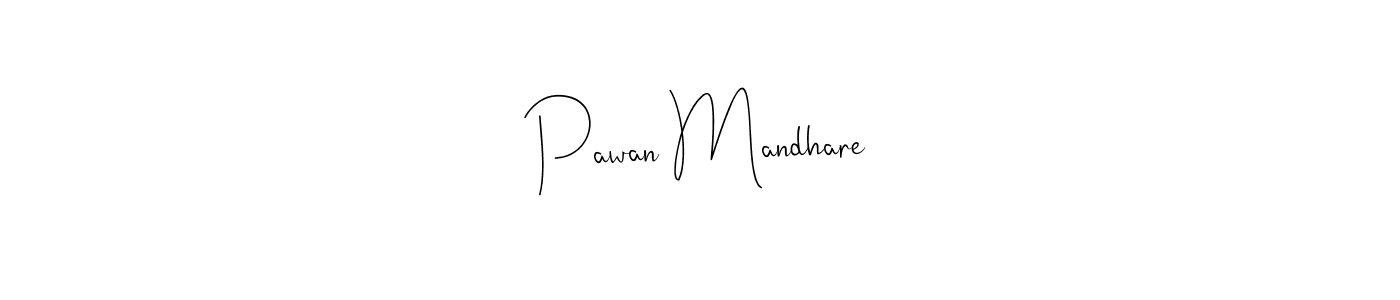 Make a beautiful signature design for name Pawan Mandhare. Use this online signature maker to create a handwritten signature for free. Pawan Mandhare signature style 4 images and pictures png