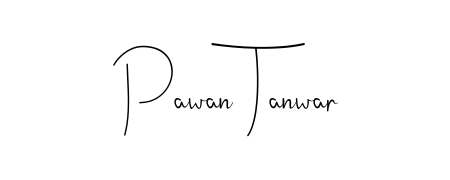 Enhance your business communications with Pawan Tanwar signature in Andilay-7BmLP lettering. Clean, modern, and universally compatible. Pawan Tanwar signature style 4 images and pictures png