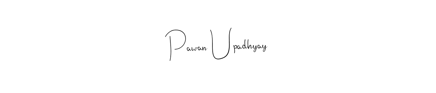 Also we have Pawan Upadhyay name is the best signature style. Create professional handwritten signature collection using Andilay-7BmLP autograph style. Pawan Upadhyay signature style 4 images and pictures png