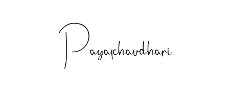 Create your official email sign-off with Payalchaudhari name in Andilay-7BmLP style. Crisp, clean, and perfectly legible across all screens. Payalchaudhari signature style 4 images and pictures png