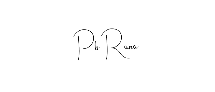 The best way (Andilay-7BmLP) to make a short signature is to pick only two or three words in your name. The name Pb Rana include a total of six letters. For converting this name. Pb Rana signature style 4 images and pictures png