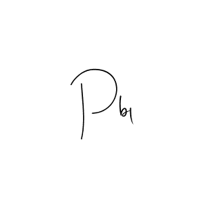 How to make Pbl name signature. Use Andilay-7BmLP style for creating short signs online. This is the latest handwritten sign. Pbl signature style 4 images and pictures png