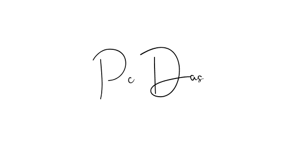 Pc Das stylish signature style. Best Handwritten Sign (Andilay-7BmLP) for my name. Handwritten Signature Collection Ideas for my name Pc Das. Pc Das signature style 4 images and pictures png