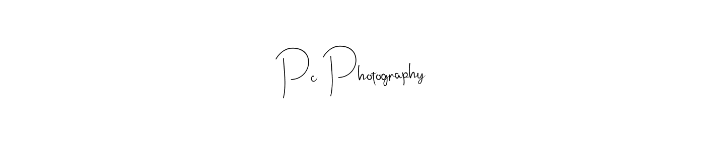 Use a signature maker to create a handwritten signature online. With this signature software, you can design (Andilay-7BmLP) your own signature for name Pc Photography. Pc Photography signature style 4 images and pictures png