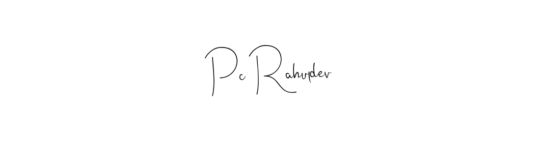 It looks lik you need a new signature style for name Pc Rahuldev. Design unique handwritten (Andilay-7BmLP) signature with our free signature maker in just a few clicks. Pc Rahuldev signature style 4 images and pictures png