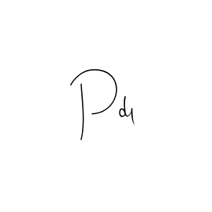 if you are searching for the best signature style for your name Pdl. so please give up your signature search. here we have designed multiple signature styles  using Andilay-7BmLP. Pdl signature style 4 images and pictures png