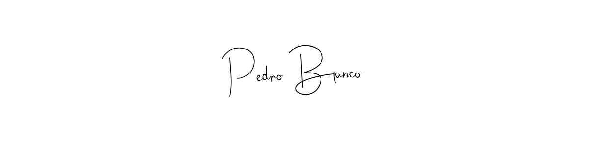 Andilay-7BmLP is a professional signature style that is perfect for those who want to add a touch of class to their signature. It is also a great choice for those who want to make their signature more unique. Get Pedro Blanco name to fancy signature for free. Pedro Blanco signature style 4 images and pictures png