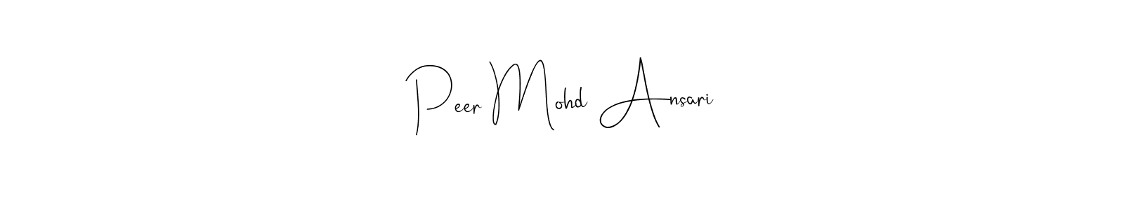 Once you've used our free online signature maker to create your best signature Andilay-7BmLP style, it's time to enjoy all of the benefits that Peer Mohd Ansari name signing documents. Peer Mohd Ansari signature style 4 images and pictures png