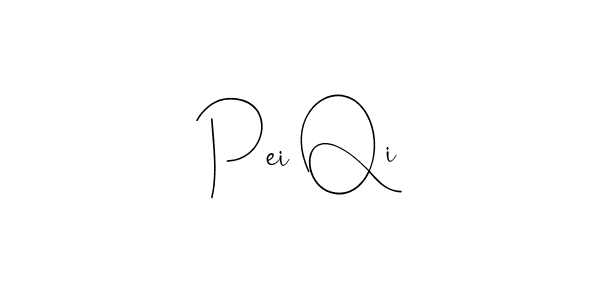 How to make Pei Qi signature? Andilay-7BmLP is a professional autograph style. Create handwritten signature for Pei Qi name. Pei Qi signature style 4 images and pictures png