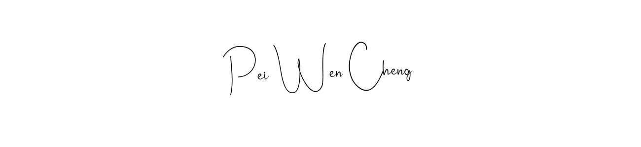 Make a beautiful signature design for name Pei Wen Cheng. Use this online signature maker to create a handwritten signature for free. Pei Wen Cheng signature style 4 images and pictures png