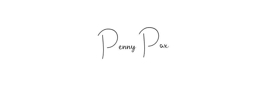 Create a beautiful signature design for name Penny Pax. With this signature (Andilay-7BmLP) fonts, you can make a handwritten signature for free. Penny Pax signature style 4 images and pictures png