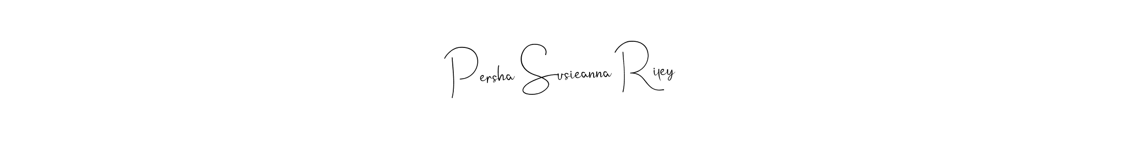 Use a signature maker to create a handwritten signature online. With this signature software, you can design (Andilay-7BmLP) your own signature for name Persha Susieanna Riley. Persha Susieanna Riley signature style 4 images and pictures png