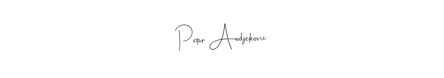 Andilay-7BmLP is a professional signature style that is perfect for those who want to add a touch of class to their signature. It is also a great choice for those who want to make their signature more unique. Get Petar Andjelkovic name to fancy signature for free. Petar Andjelkovic signature style 4 images and pictures png