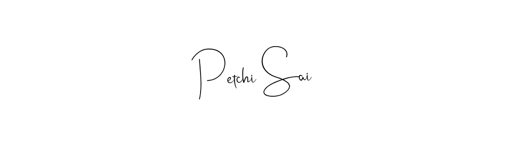 if you are searching for the best signature style for your name Petchi Sai. so please give up your signature search. here we have designed multiple signature styles  using Andilay-7BmLP. Petchi Sai signature style 4 images and pictures png